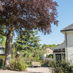 Aanzicht voorzijde tuin Aanzicht voorzijde tuin