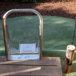 Glijbaan op schoolplein Glijbaan op schoolplein