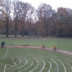 Labyrint aanleggen in Eindhoven