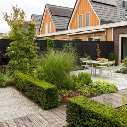 Mooie vakverdeling in de tuin