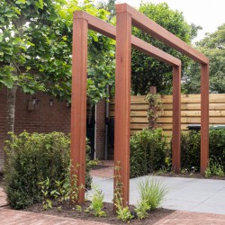 Pergola in de tuin Pergola in de tuin