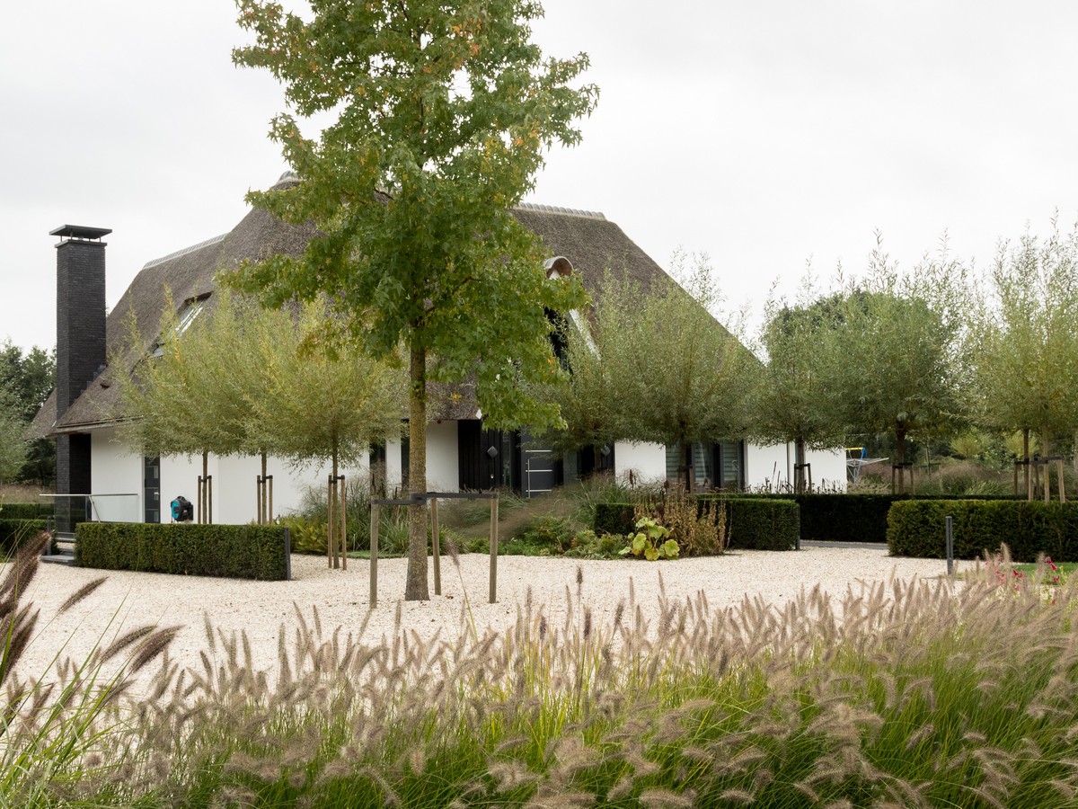 Aanleg grote tuin Hoveniersbedrijf De Vuursche