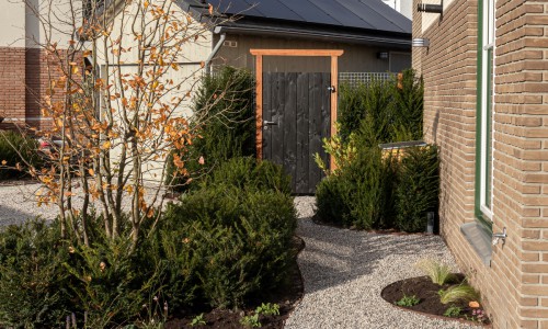 Tuin met grind Tuin met grind