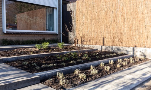 Tuin met niveauverschil Tuin met niveauverschil